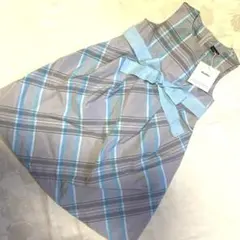 新品未使用タグ付　BeBe ベベ　ノースリーブ　ワンピース　120㎝　リボン