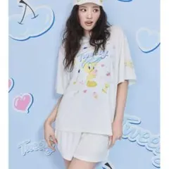 【美品】SNIDEL HOME Tweety 接触冷感 セットアップのサムネイル
