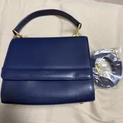 ungaro カバン　ハンドバッグ　ブルー