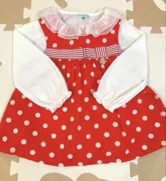 【極美品】タルティーヌエショコラ♡ミニー風チュニックワンピ♡110.100.90