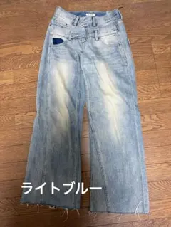 SLY DOUBLE BELT WIDE FLARE PT-C サイズ1