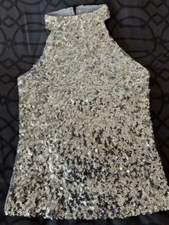 ハイネックタンクトップ