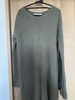 AZUL basic オリーブグリーン 長袖ニット S