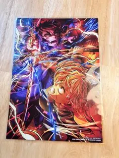 劇場版 鬼滅の刃 入場特典 第5弾 キービジュアル イラストボード 善逸 獪岳