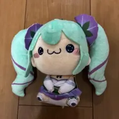 初音ミク MOCHI PICO ぬいぐるみ　あさがお