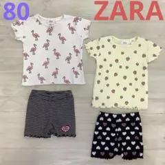 女の子　80 Tシャツ　ショートパンツ　ザラ　セット　まとめ売り　夏