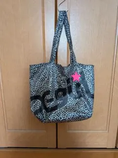 X-girl トートバッグ スター柄