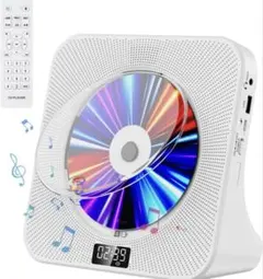 CDプレーヤー デスクトップ用 Bluetooth5.0送受信対応 給電式