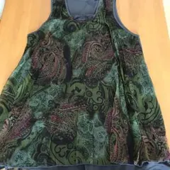 (*´꒳`*)未着用*ペーズリー柄チュニック*