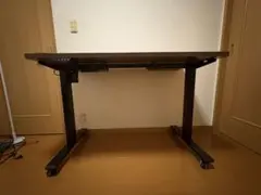 flexispot電動昇降式ダークブラウンデスク 60-120cm