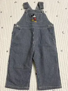 petit main プティマイン ディズニー ミッキー オーバーオール 80