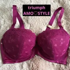 トリンプ アモスタイル ブラジャー F75 ランジェリー 下着のサムネイル