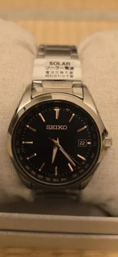 ​【新品】SEIKO SELECTION ソーラー 電波時計 SBTM293