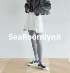 SeaRoomlynn Pocketワークデニムminiスカート ホワイト