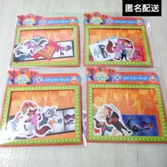 ディズニー　ズートピア2　HAPPYくじ　K賞　ステッカーセット　4種　シール