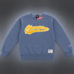 Champion チャンピオン トレーナー ブルー 130㎝子供男の子スウェットのサムネイル