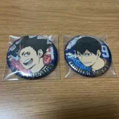 劇場版ハイキュー!! ゴミ捨て場の決戦 缶バッジビスケット 西谷夕 影山飛雄