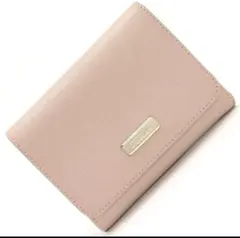 美品❣️FURLA 三つ折り財布 ピンクベージュ レザーのサムネイル