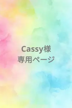 Cassy様専用ページ