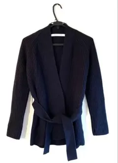 UNIQLOユニクロ ルメール コラボ　ラムロングカーディガン L リブニット