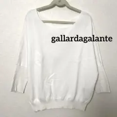 GALLARDAGALANTE サマーニット　コットン　ホワイトのサムネイル
