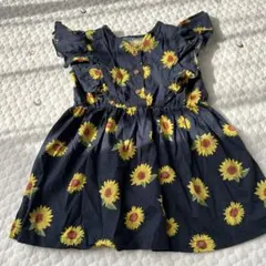 BREEZE ひまわり柄 ワンピース 80