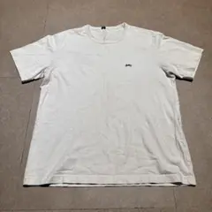 Denham 半袖　tシャツ　白　ホワイト　ワンポイント　M