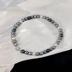 ✱受注制作✱ タヒチ真珠ネックレス「クイーンオブダークバタフライ」