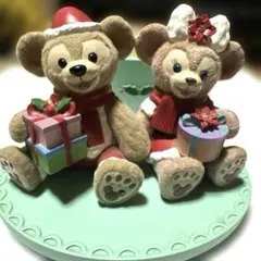 ダッフィー & シェリーメイ クリスマス ディズニー 小物入れ