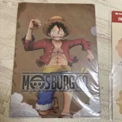 MOS BURGER × ONE PIECE A4クリアファイル