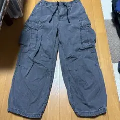 GU グレー カーゴパンツ Sサイズ