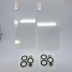 iPhone15ProMAX ガラス画面フィルム2枚　カメラレンズ保護2コ