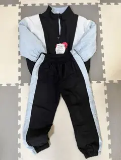 ジャージセット 黒と水色 未使用タグ付き