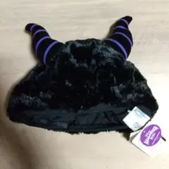 ディズニーリゾート マレフィセント ベレー帽、キャップ新品、未使用