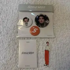 Snow Man　ポップアップ 缶バッチ　フォトカ シール　台湾　台北　向井康二