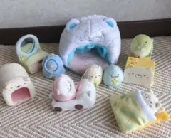 すみっコぐらし　てのりぬいぐるみ　こおりのおうちセット　筆箱おまけ付き