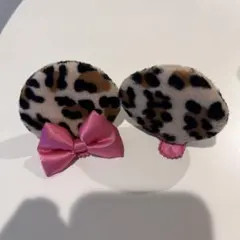 ディズニー ミニーちゃん ヒョウ柄 レオパード ピン留め