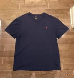 Polo Ralph Lauren ネイビー VネックTシャツ