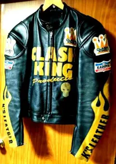 KADOYA カドヤ CLASH KING メッシュ レザー バイクジャケット カドヤ KADOYA クラッシュキング ライダース バイク メッシュ