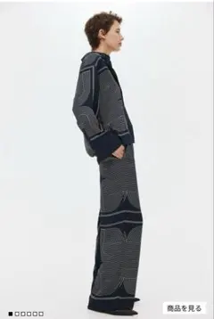 H&M オーバーサイズツイルシャツ＆プルオンパンツセットアップのサムネイル
