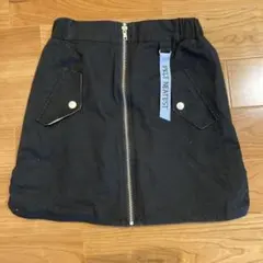【美品】ピンクラテ 黒 ミニスカート（パンツ付き）　160㎝