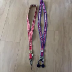 ミッキー ミニー ストラップ 2本セット※いきなり購入不可！