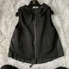 33℃　33Degrees　異素材切替ボディングベスト