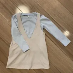 GU キッズ ワンピース カットソー　100cm