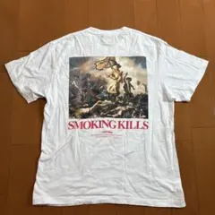 SMOKING KILLS Tシャツ Mサイズ ホワイト　fr2