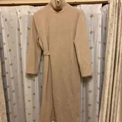 ロングタートルニットワンピースのサムネイル