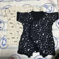 動物柄 ベビー肌着 60-70cm 2枚セット