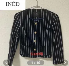 美品！♥️『INEDストライプ テーラードジャケット』Size9号