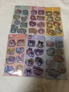 ウォーター　シール　サンリオ　6種セット