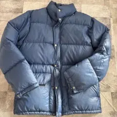 THE NORTH FACE ダウンジャケット ダークブルー　80s 茶タグ